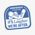 Monstropolis Comedy Club sticker - Disney funny vinyl design